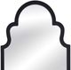 Bassett Mirror Elberta Black Lacquer Wall Mirror-1