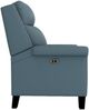 Best® Home Furnishings Customizable Prima Leather Power Tilt Headrest High Leg Recliner with Espresso Legs-2