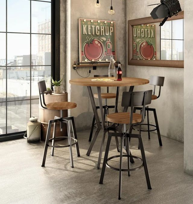 Amisco Customizable Norcross Bar Height Dining Table-1