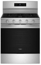 Whirlpool® 30" Fingerprint Resistant Stainless Steel Freestanding Gas Range