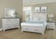 Vaughan-Bassett Sawmill Alabaster Two Tone Queen Arch Storage Bed-4