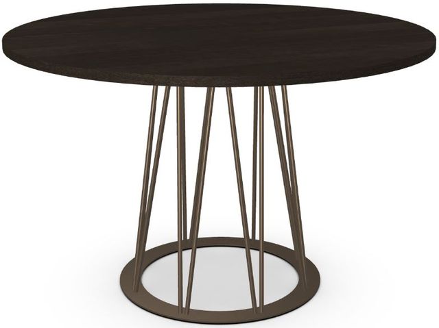 Amisco Customizable Calypso Round Dining Table with 48" Birch Veneer Top-0