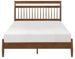 Front view of the Homelegance® Arlo Chestnut Full Platform Bed