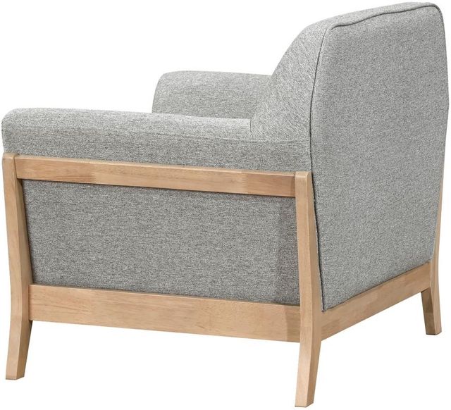 Coaster® Vaughn Gray Upholstered Flared Arm Accent Chair-3