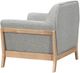 Coaster® Vaughn Gray Upholstered Flared Arm Accent Chair-3