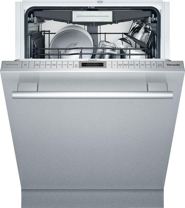 Thermador® Masterpiece® Sapphire® 24" Stainless Steel Built In Dishwasher-2