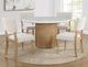 Steve Silver Co. Colvin White Dining Table with Toffee Base-1