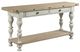 American Drew® Litchfield Lakeside Brown Flip Top Table with Off-White Base-0