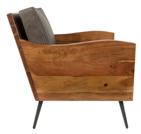 Jofran Inc. Karma Bourbon/Brown Accent Chair-4