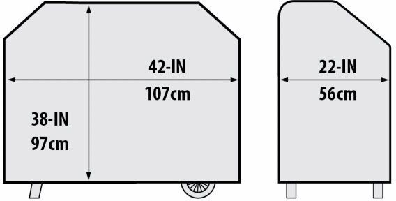 Broil King® Black Baron Pellet 400 Grill Cover-2