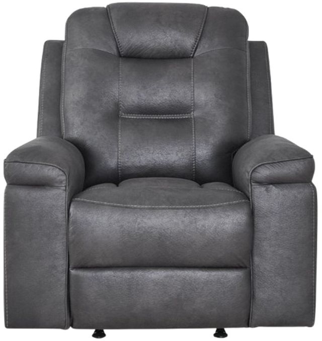 Signature Design by Ashley® Windstade Granite Power Rocker Recliner-1