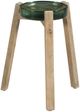 Hammary® Hidden Treasures Light Cast Glass Top Accent Table with Brown Base-0