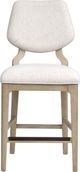Magnussen Home® Sunset Cove Sanibel Brown Counter Chair with Upholstered Seat and Back-1