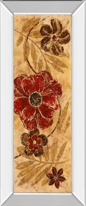 Classy Art Touch Of Honey II by Maria Donovan Mirror Framed Wall Art-0