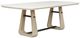 Uttermost® Circa Warm White Concrete/Wood Indoor-Outdoor Dining Table with Cerused Wheat Base-0