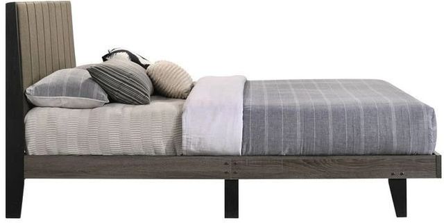 ACME Furniture Valdemar Brown/Weatheted Gray Queen Panel Bed-2