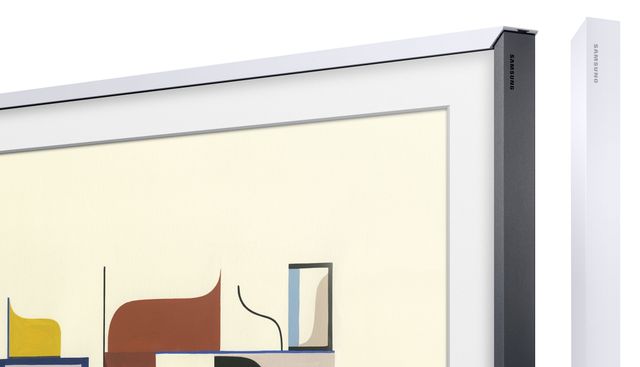 Samsung The Frame 55" White Customizable Bezel-1