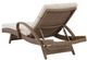 Signature Design by Ashley® Laguna Heights Beige-Gray Fabric/Resin Wicker Outdoor Chaise Lounge-3