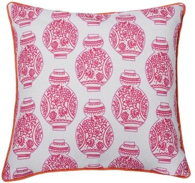 Stylecraft Tinck Dark Blue/Pink Throw Pillow-0