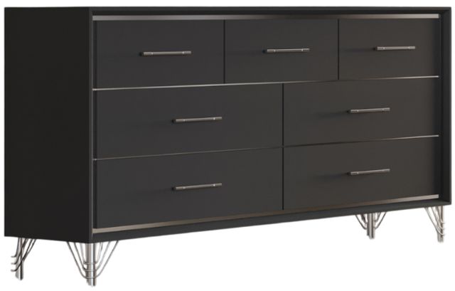 New Classic® Home Furnishings Ava 4-Piece Black Eastern King Bedroom Set-3