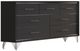 New Classic® Home Furnishings Ava 4-Piece Black Eastern King Bedroom Set-3