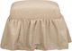 TOV Furniture Gertrude Yellow Linen Striped Skirted Ottoman-3
