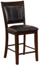 Crown Mark Fulton 5 Piece Vintage Dark Walnut Counter Height Dining Table Set-2