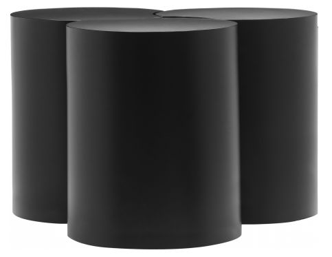 Meridian Furniture Dimple 3-Piece Black 20" Modular Nesting Table Set-1