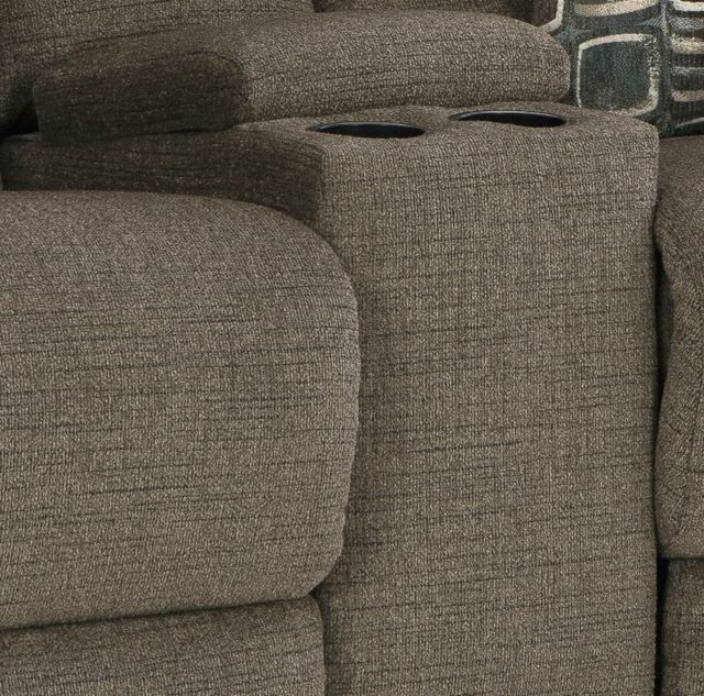 HomeStretch Santa Fe Gray Power Reclining Loveseat with Power Headrest and Power Lumbar-3