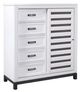 aspenhome® Hyde Park White Paint Sliding Door Chest-0