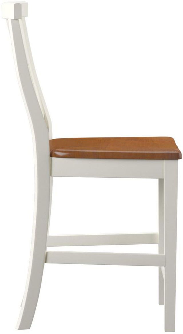 homestyles® Americana White Counter Stool-4