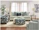 Furniture of America® Porthcawl Floral Multi Ottoman-1