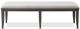 Riverside Furniture Forsyth Gray/Toasted Peppercorn Upholstered Dining Bench-1