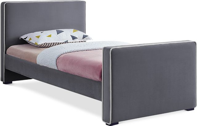 Meridian Furniture Dillard Grey Twin Bed-0