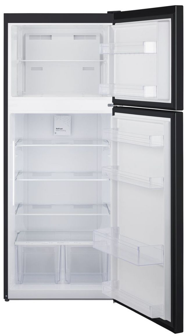 Summit® 28 in. 14.3 Cu. Ft. Black Counter Depth Top Freezer Refrigerator-2