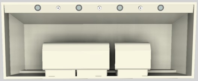 Vent-A-Hood® Designer Series 60" Biscuit Wall Mounted Range Hood-2