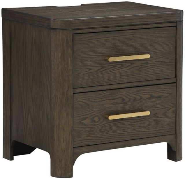 Signature Design by Ashley® Darimore Burnished Brown Nightstand-0