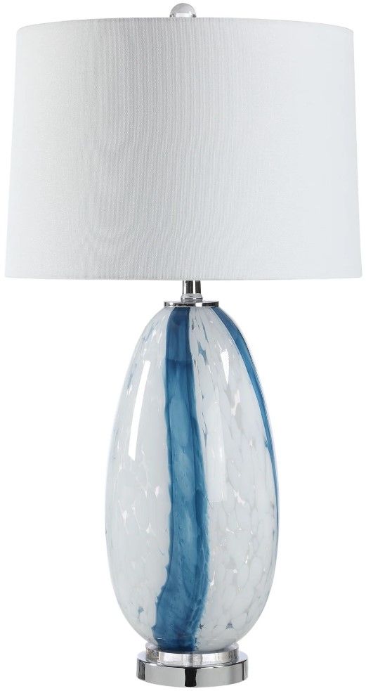 Renwil® Everren Solis Blue Table Lamp-0