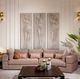 Michael Amini® Amora 2-Piece Eggshell Walnut Sectional Sofa -1