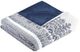 Olliix by INK+IVY Navy King/California King Mila Cotton Printed Duvet Cover Set-1