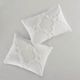 Olliix by Madison Park 3 Piece White King/California King Pacey Tufted Cotton Chenille Geometric Comforter Set-4