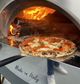 XO 42" Black Charcoal Powder Coat Freestanding Wood Fired Pizza Oven-4