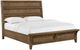 Intercon Forge Wire Brushed Weathered Chestnut King Panel Bed-0