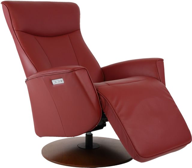 Fjords® Modern Living Oskar Tabasco Large Dual Motion Swivel Recliner-1
