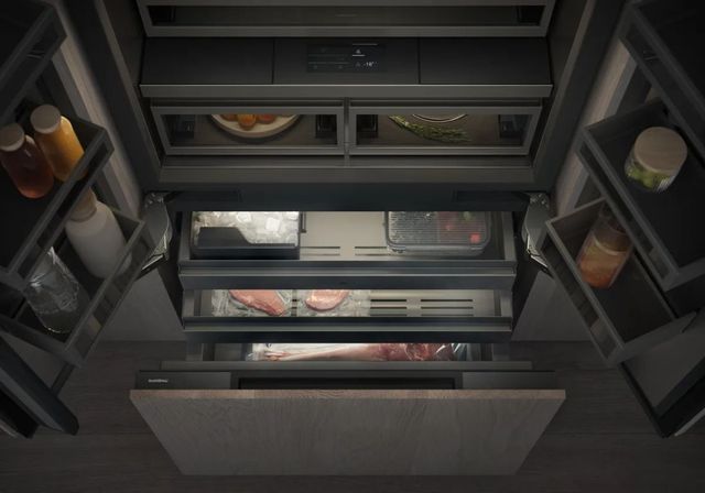 Gaggenau Vario Expressive Series 36 in. 20.1 Cu. Ft. Panel Ready Built In Counter Depth French Door Refrigerator-2