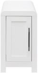 Legends Home Haven White Chairside Table-0