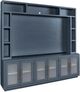 aspenhome® Perry Malta Blue 97'' Console and Hutch-0