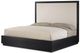 Century® Corso Black-Cerused/Light Gray California King Upholstered Bed-2