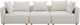 TOV Furniture Hangover 3-Piece Cream 112" Modular Sofa-3