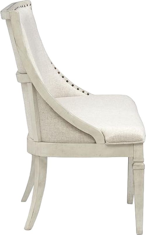 Magnussen Home® Newport Alabaster Bench with Upholstered Seat and Back-2